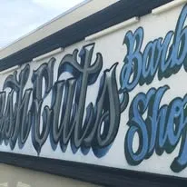 FreshCuts Barbershop storefront sign in Abilene, TX